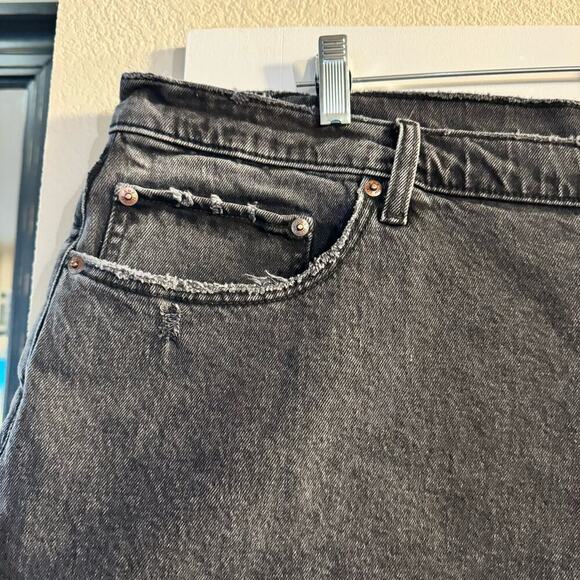 NWT Abercrombie Curve Love High Rise Mom Short Plus Size 36/22 - Picture 3 of 7